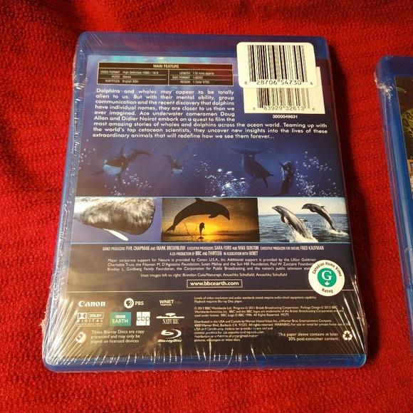 2 BBC Earth Nature Animal Documentaries Blu-ray DVD Lot Sealed - Picture 4 of 6